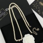 Chanel Pearl Waist With Heart Chain And Logo Pendant For Women - Image 2