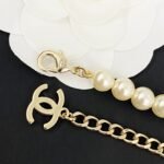 Chanel Pearl Waist With Heart Chain And Logo Pendant For Women - Image 5