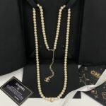 Chanel Pearl Waist With Heart Chain And Logo Pendant For Women - Image 8
