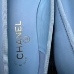 Chanel Ballet Flats Blue For Women - Image 4