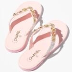 Chanel Blooming Charms Thongs Light Pink For Women G46304-B19719-NAEPT - Image 3