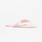 Chanel Blooming Charms Thongs Light Pink For Women G46304-B19719-NAEPT - Image 2