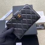 Chanel CC Lambskin Wallet Gold Hardware Black For Women 5.9 in / 15 cm - Image 5