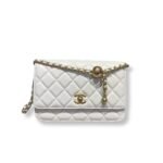 Chanel CC Wallet On Chain Bag White For Women 19cm/7.5in