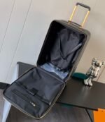 Chanel Classic CC Logo Suitcase Black For Women 20.4in/52cm - Image 7