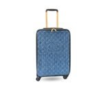 Chanel Classic Diamond-Quilted Suitcase Blue For Women 19.7in/50cm