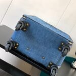 Chanel Classic Diamond-Quilted Suitcase Blue For Women 19.7in/50cm - Image 6