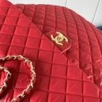 Chanel Classic Quilted Suitcase Red For Women 17.7in/45cm - Image 4