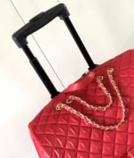Chanel Classic Quilted Suitcase Red For Women 17.7in/45cm - Image 5