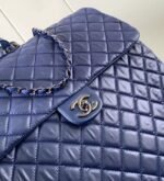 Chanel Classic Quilted Suitcase Blue For Women 17.7in/45cm - Image 5