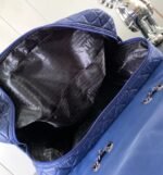Chanel Classic Quilted Suitcase Blue For Women 17.7in/45cm - Image 8