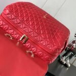 Chanel Classic Quilted Suitcase Red For Women 17.7in/45cm - Image 8
