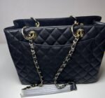 Chanel Classic Tote Bag Gold Toned Hardware Black - Image 3