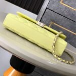 Chanel Flap Bag Phone Holder With Chain Crossbody 7.1in/ 18cm Yellow Gold Hardware For Women - Image 5