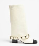 Chanel High Boots White 50mm For Women - G46677-B21755-U3294 - Image 2