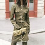 Chanel Flap Bag Large With Top Handle Bag 11.8in/ 30cm Light Gold Metallic Gold Hardware For Women AS5807-B21985-NT671 - Image 2