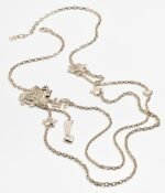 Chanel Long Necklace Gold Crystal For Women - ABG378-B21895-U3549 - Image 2