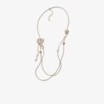 Chanel Long Necklace Gold Crystal For Women - ABG378-B21895-U3549