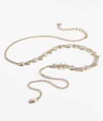 Chanel Long Necklace Gold Crystal For Women - ABG295-B21819-U3377 - Image 2