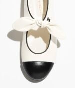 Chanel Mary Janes White/Black For Women G46149-X01000-NABTK - Image 3