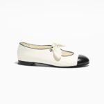 Chanel Mary Janes White/Black For Women G46149-X01000-NABTK - Image 4