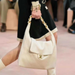 Chanel Maxi Hobo Top Handle Bag 18.5in/ 47cm White Gold Hardware For Women AS5838-B22140-10601 - Image 2