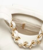 Chanel Maxi Hobo Top Handle Bag 18.5in/ 47cm White Gold Hardware For Women AS5838-B22140-10601 - Image 4