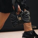 Chanel Bow Mini Top Handle Bag 10.2in/ 26cm Black Gold Hardware For Women AS5849-B22148-94305 - Image 2