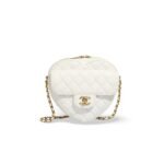 Chanel Mini Heart Bag White AS3191 B07958 10601
