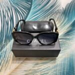 Chanel Rectangle Sunglasses Black For Women A71498 X08220 S2271 - Image 2