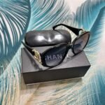 Chanel Rectangle Sunglasses Black For Women A71498 X08220 S2271 - Image 3