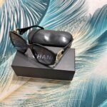 Chanel Rectangle Sunglasses Black For Women A71498 X08220 S2271 - Image 4