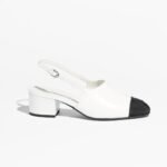 Chanel Slingbacks White/Black For Women G46279-B19546-NAEET - Image 2