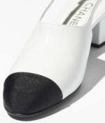 Chanel Slingbacks White/Black For Women G46279-B19546-NAEET - Image 4