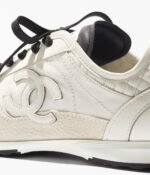 Chanel Sneakers White/Black For Women G46372-B19848-NAFGP - Image 4