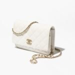 Chanel Wallet On Chain White 7.6in/19cm For Women AP4538-B19735-10601 - Image 3