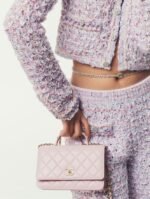 Chanel Wallet On Chain Crossbody Bag 7.6in/ 19cm Light Pink Gold Hardware For Women AP4451 B19409 NADOE - Image 2