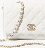 Chanel Wallet On Chain White 7.6in/19cm For Women AP4538-B19735-10601 - Image 5