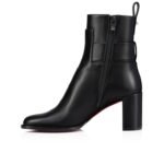 Christian Louboutin Booty Lock Low Boots Black For Women 70mm 1250114BK01 - Image 4