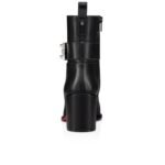 Christian Louboutin Booty Lock Low Boots Black For Women 70mm 1250114BK01 - Image 5