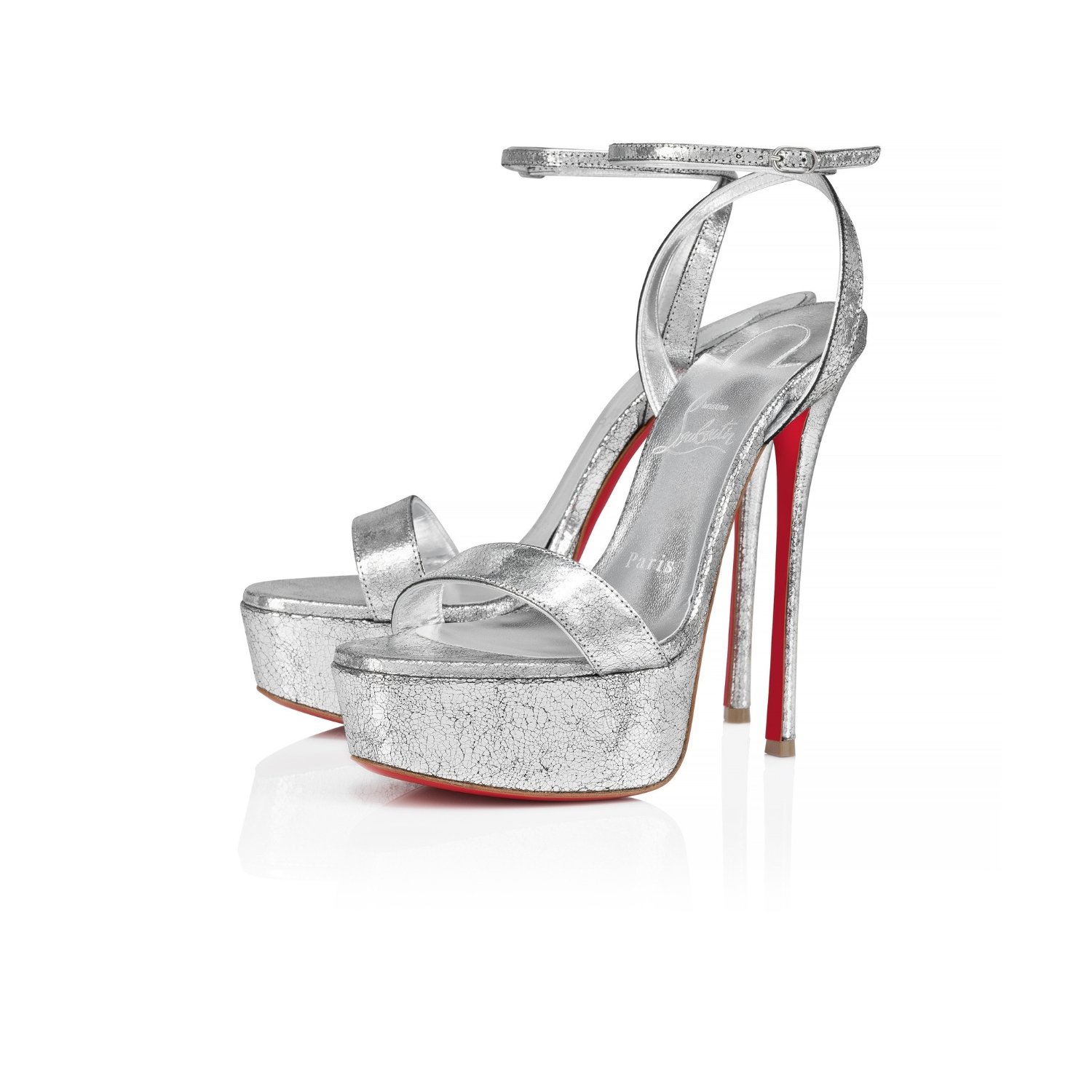 christian-louboutin-loubi-queen-alta-pump.jpg Christian Louboutin Loubi Queen Alta Silver For Women 150mm 1250489S211 - Image 1