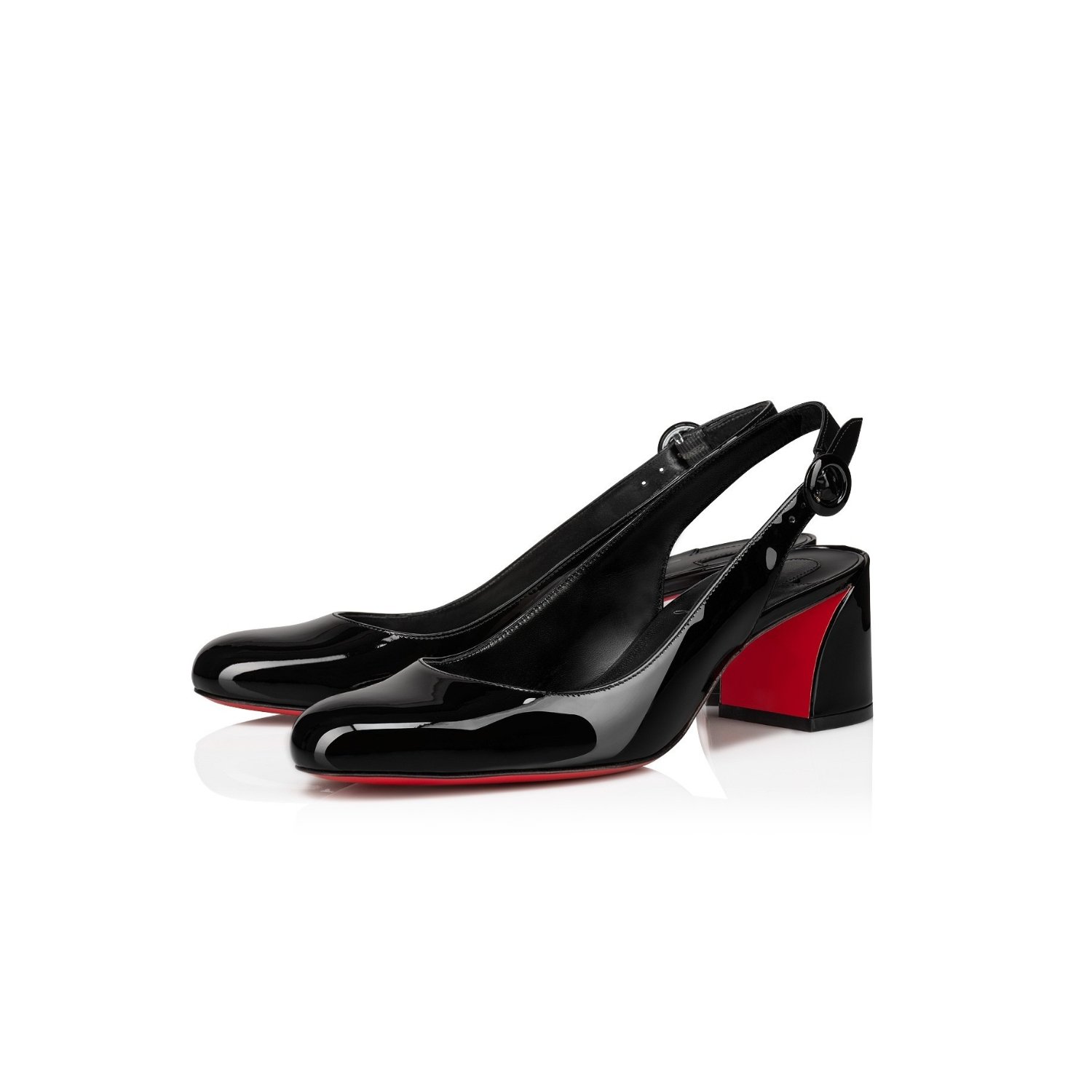 christian-louboutin-so-jane-sling-pumps.jpg Christian Louboutin So Jane Sling Pumps Black For Women 55mm 3230029B439 - Image 1