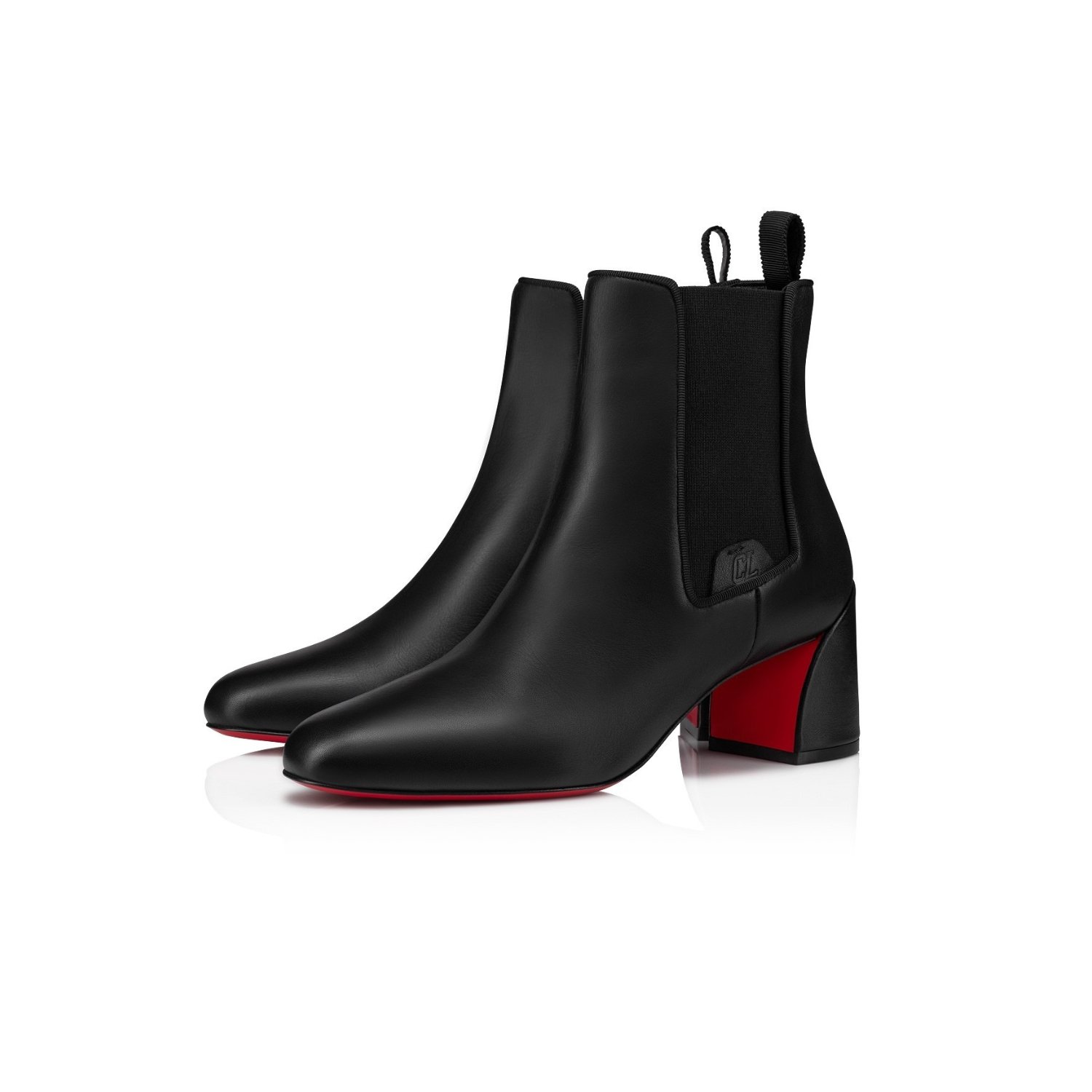 christian-louboutin-turelastic-boots.jpg Christian Louboutin Turelastic Boots Black For Women 55mm 3231103BK01 - Image 1