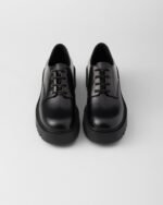 Prada Brushed Derby Black For Men - 2EG460_B4L_F0002_F_G000 - Image 2