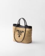 Prada Small Crochet Tote Bag Tan For Women 26cm/10in - 1BG500_2M2Q_F0I55_V_GOO - Image 2