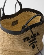 Prada Medium Crochet Tote Bag Tan For Women 29cm/11in - 1BG499_2M2Q_F0I55_V_GOO - Image 6