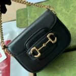 Gucci Horsebit 1955 Strap Wallet Black 699760 18YSG 1060 - Image 2