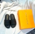 Louis Vuitton Women's Pool Pillow Flat Comfort Mule Black For Women LV - Image 7