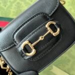 Gucci Horsebit 1955 Strap Wallet Black 699760 18YSG 1060 - Image 4
