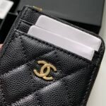 Chanel Zipped Coin Purse Black Bag For Women 10.9cm/4.3in - Image 6